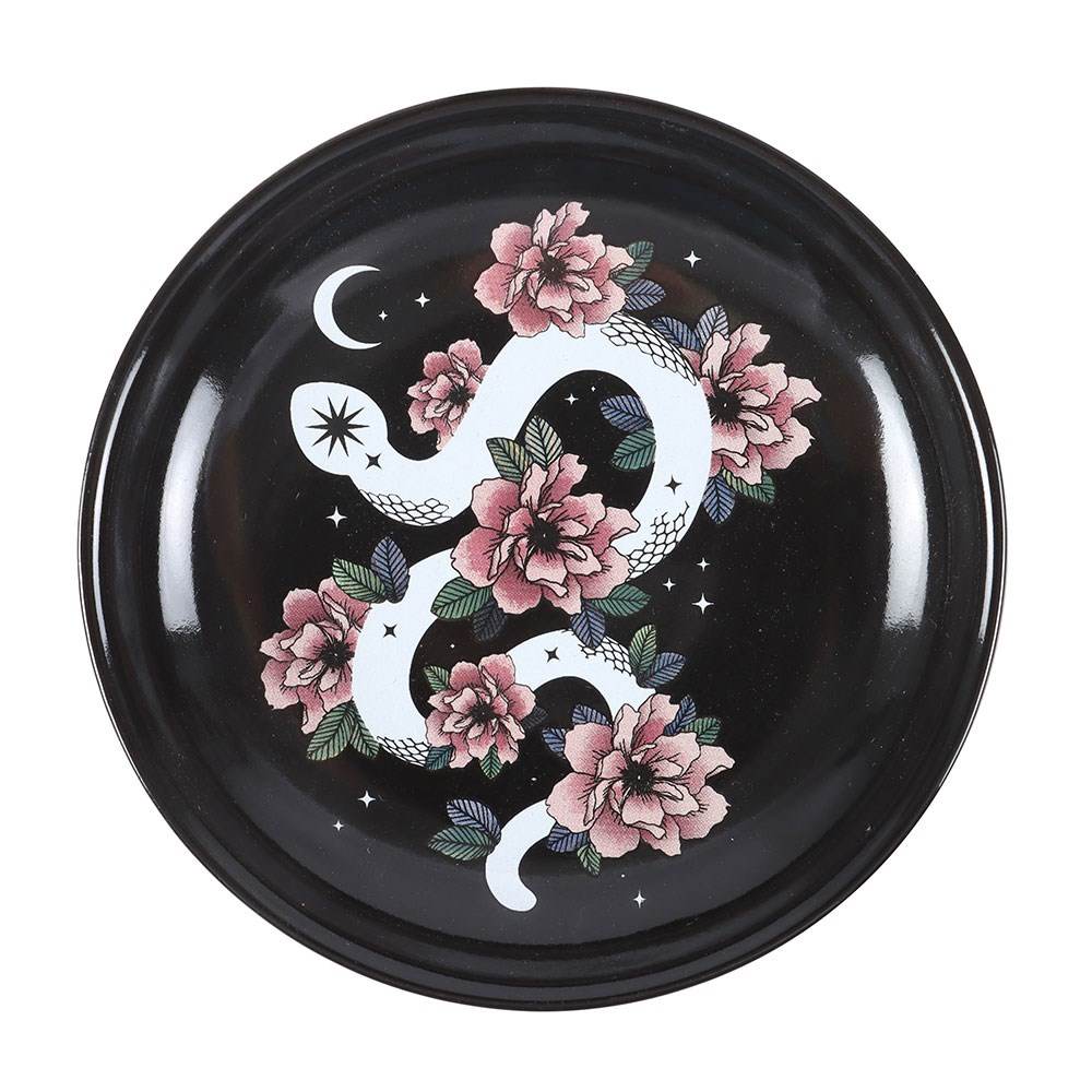 Something Different - Floral Snake Decoratie schaaltje - Zwart